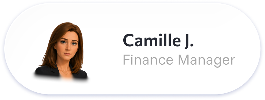Camille J., Finance Manager