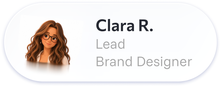 Clara R., Lead Brand Designer