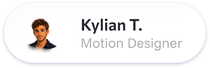 Kylian T., Motion Designer