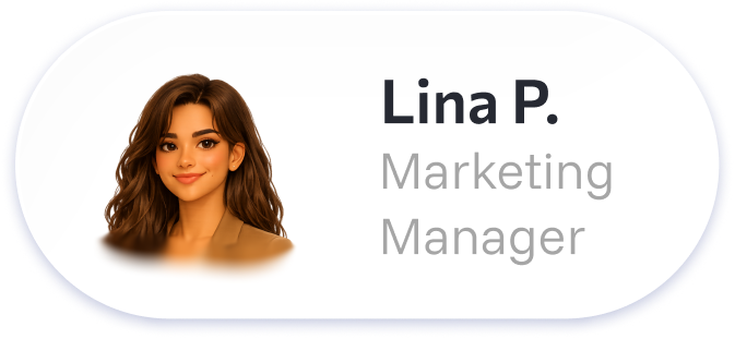 Lina P., Marketing Manager