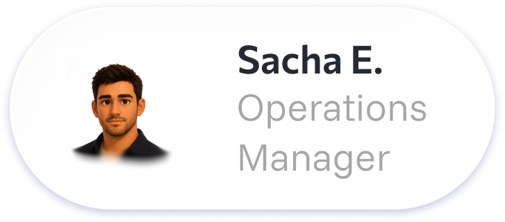 Sacha E., Operations Manager